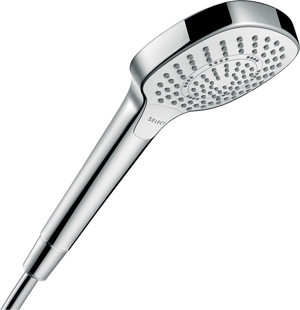 hansgrohe Croma Select E Handbrause 110 Multi, Weiß/Chrom