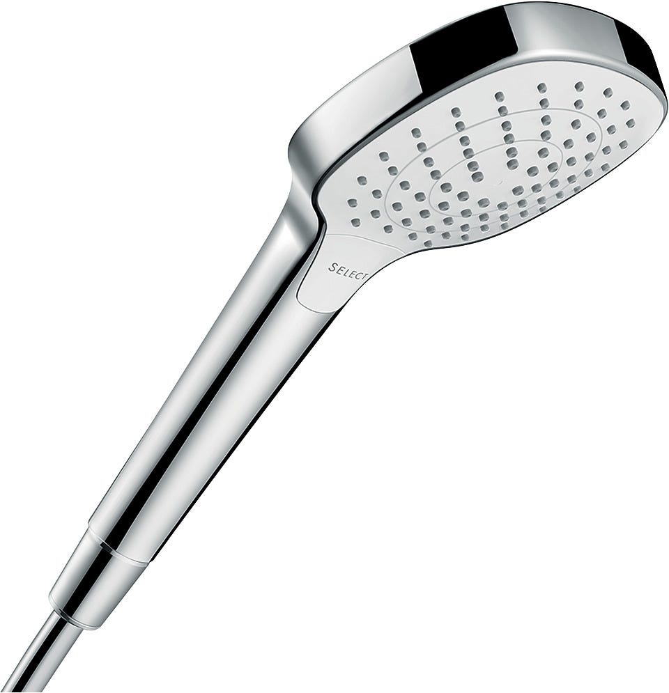 hansgrohe Croma Select E Handbrause 110 Vario, Weiß/Chrom