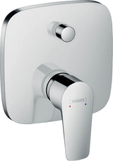 hansgrohe Talis E Einhebel-Wannenmischer Unterputz mit integrierter Sicherungskombination nach EN1717 für iBox universal, Chrom