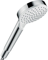 hansgrohe Crometta Handbrause 100 1jet EcoSmart+, Weiß/Chrom