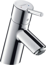 hansgrohe Talis S Einhebel-Waschtischmischer für Niederdruck/offene Warmwasserbereiter mit Zugstangen-Ablaufgarnitur, Chrom