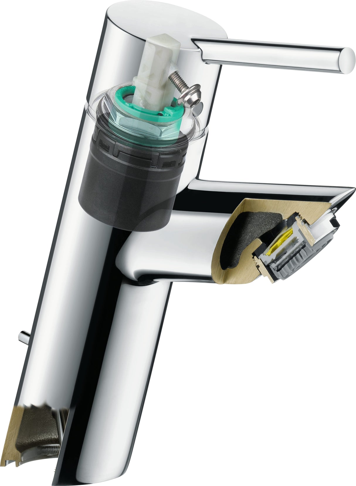 hansgrohe Talis S Einhebel-Waschtischmischer 80 mit Zugstangen-Ablaufgarnitur, Chrom