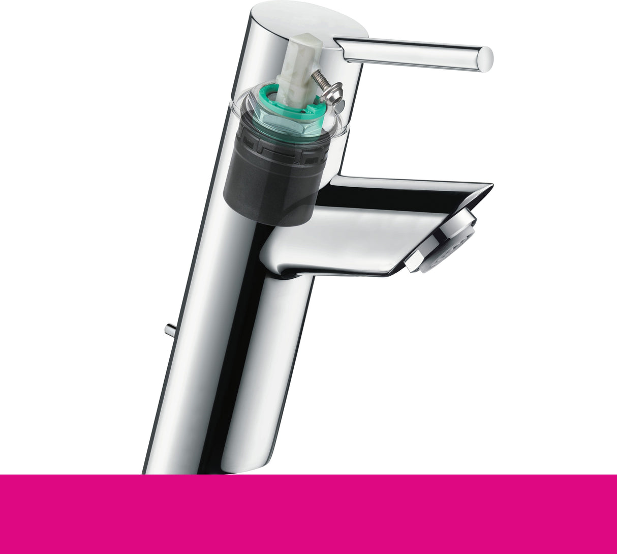 hansgrohe Talis S Einhebel-Waschtischmischer 80 mit Zugstangen-Ablaufgarnitur, Chrom