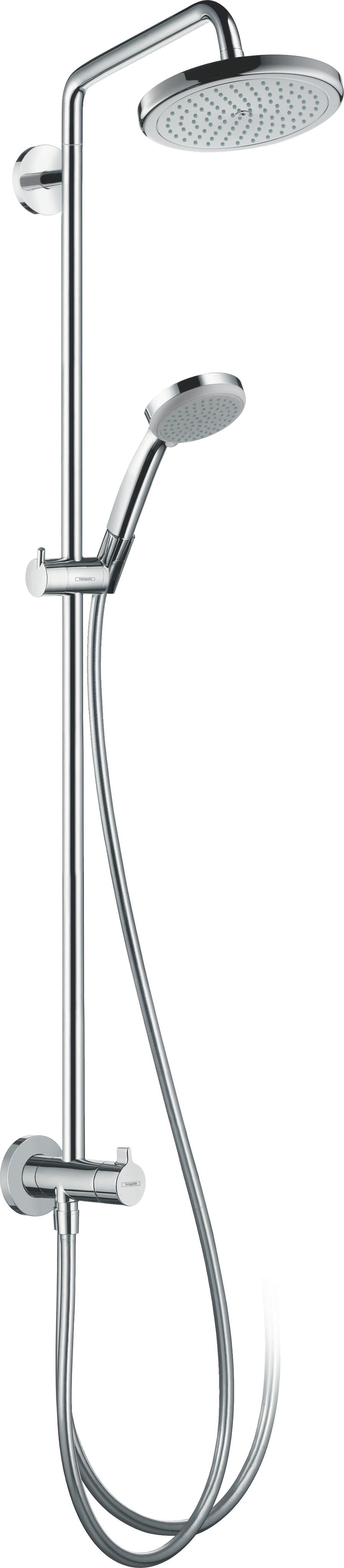 hansgrohe Croma Showerpipe 220 1jet Reno, Chrom