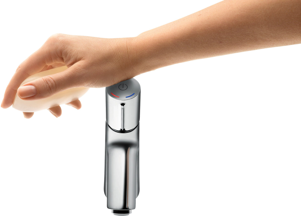 hansgrohe Talis Select S Waschtischmischer 100 mit Zugstangen-Ablaufgarnitur, Chrom