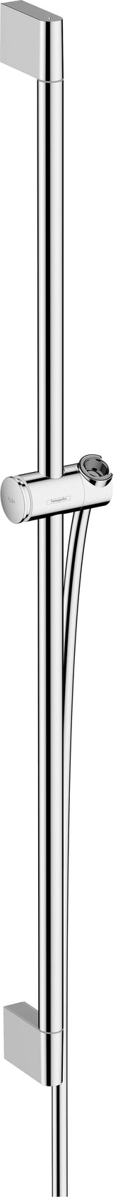 hansgrohe Unica Brausestange Pulsify S 90 cm mit Push Handbrausehalter und Isiflex Brauseschlauch 160 cm, Chrom