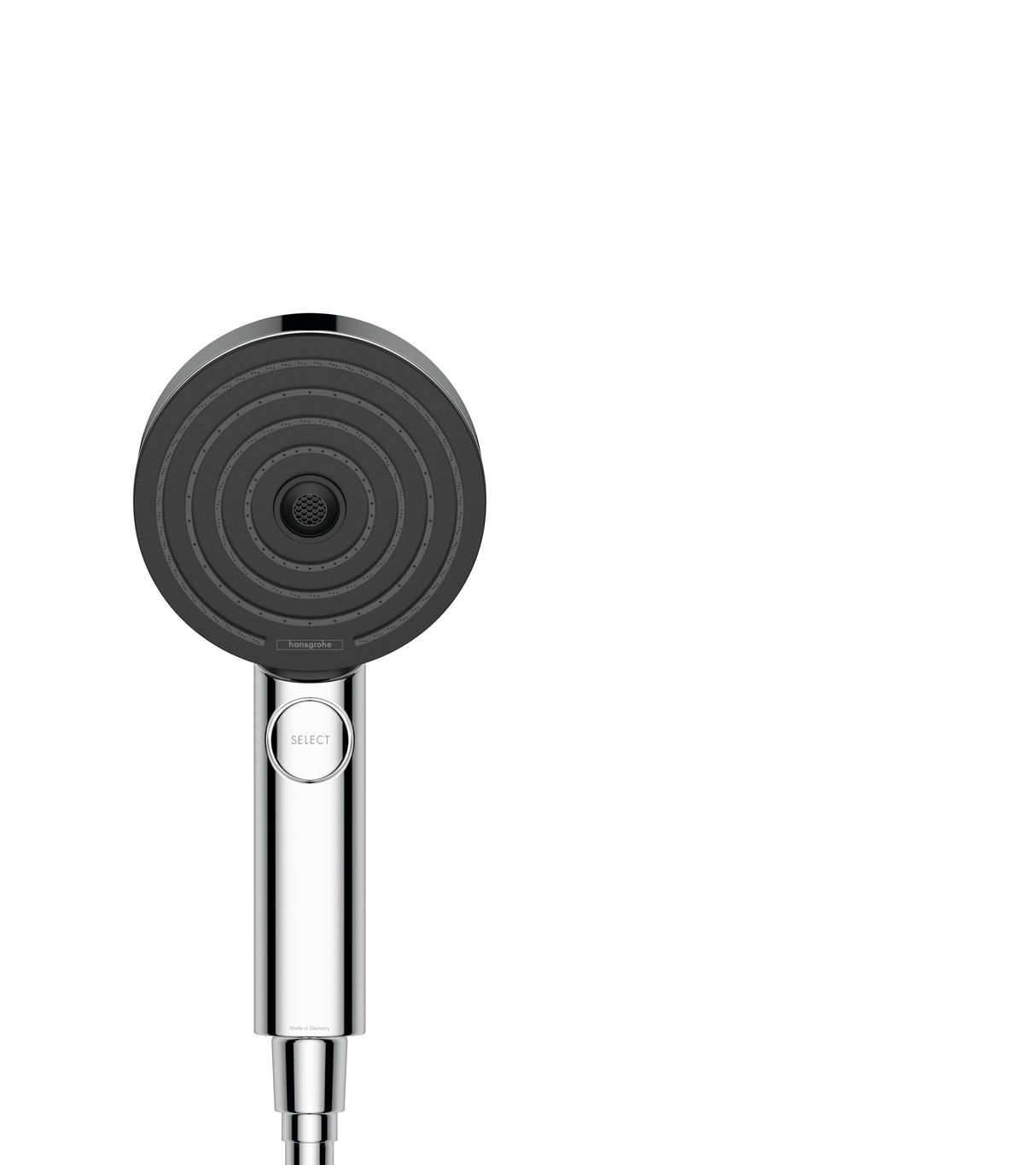 hansgrohe Pulsify Select S Handbrause 3-Strahlarten mit Select-Taste, Kunststoff, Durchlauferhitzer geeignet