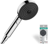hansgrohe Pulsify Select S Handbrause 3-Strahlarten mit Select-Taste, Kunststoff, Durchlauferhitzer geeignet