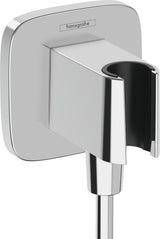 hansgrohe FixFit Q Wandanschluss mit Brausehalter, Chrom