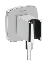 hansgrohe FixFit Q Wandanschluss mit Brausehalter, Chrom