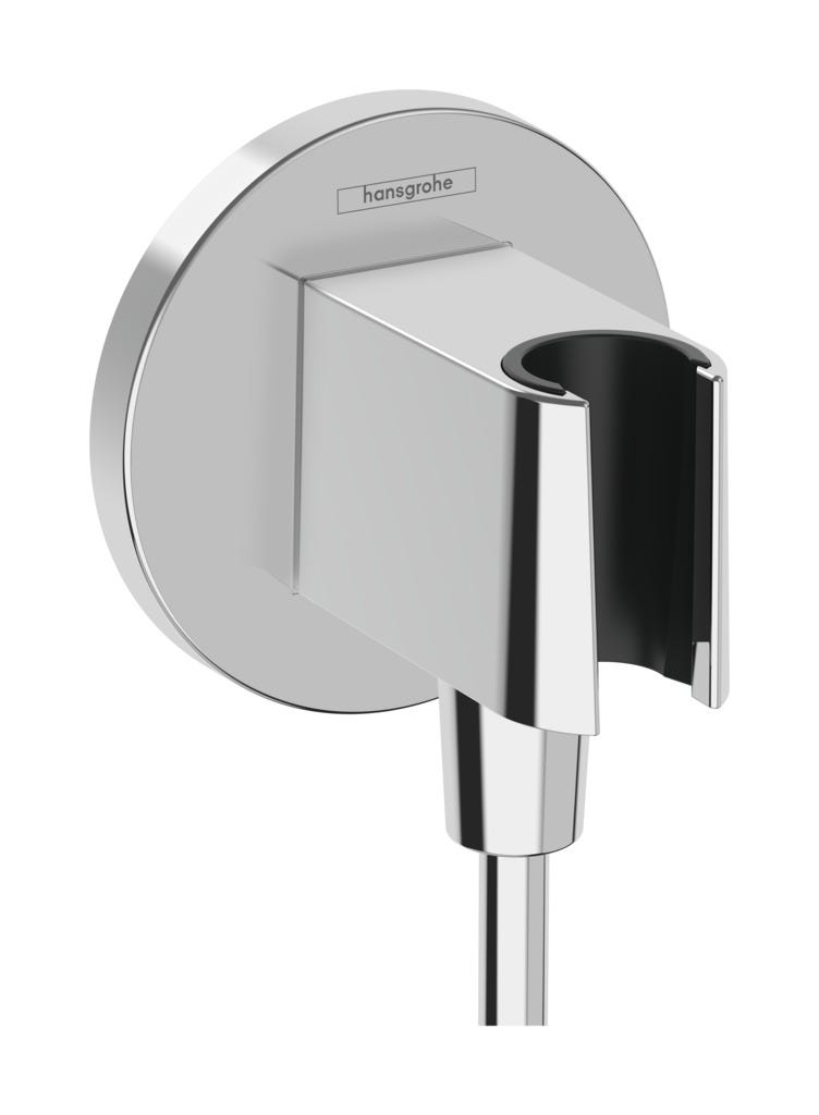 hansgrohe FixFit S Wandanschluss mit Brausehalter, Chrom