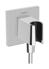 hansgrohe FixFit E Wandanschluss mit Brausehalter, Chrom