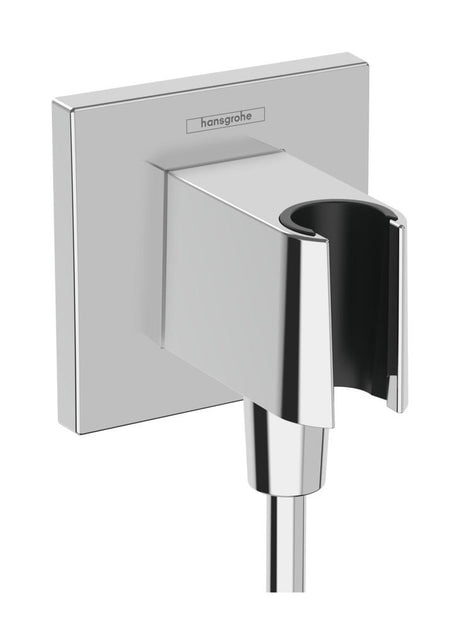 hansgrohe FixFit E Wandanschluss mit Brausehalter, Chrom