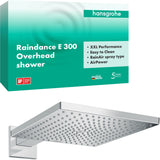 hansgrohe Raindance E Kopfbrause 300 1jet mit Brausearm, Chrom