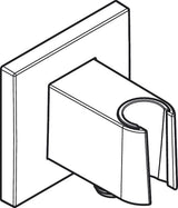 hansgrohe FixFit E Wandanschluss mit Brausehalter, Chrom