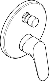 hansgrohe Focus Einhebel-Wannenmischer Unterputz für iBox universal, Chrom