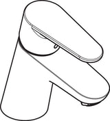 hansgrohe Focus Einhebel-Waschtischmischer 70 mit Zugstangen-Ablaufgarnitur, Chrom