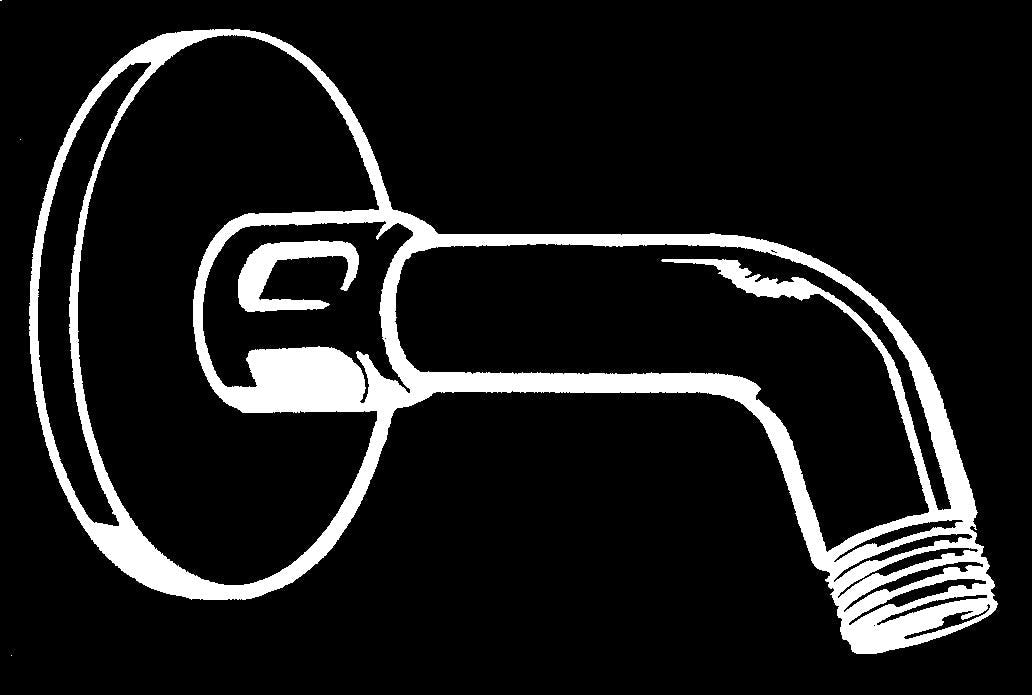 hansgrohe Brausearm 12,8 cm, Chrom