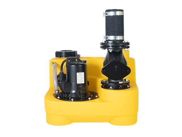 Pentair Jung Pumpen FÄKALIENHEBEANLAGE COMPLI 400 mit montierter Rückschlagklappe