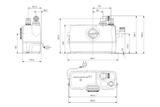 Kleinhebeanlage Sololift2 WC-1 0,6kW 230V 453x176x347mmGRUNDFOS