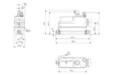 Kleinhebeanlage Sololift2 CWC-3 0,6kW 230V 495x165x369mmGRUNDFOS