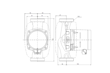Hocheffizienz Umwälzpumpe ALPHA1 1x230V DACHGRUNDFOS