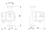 Zirkulationspumpe UPS 25-40 N 180mm 1x230V G1_1/2GRUNDFOS