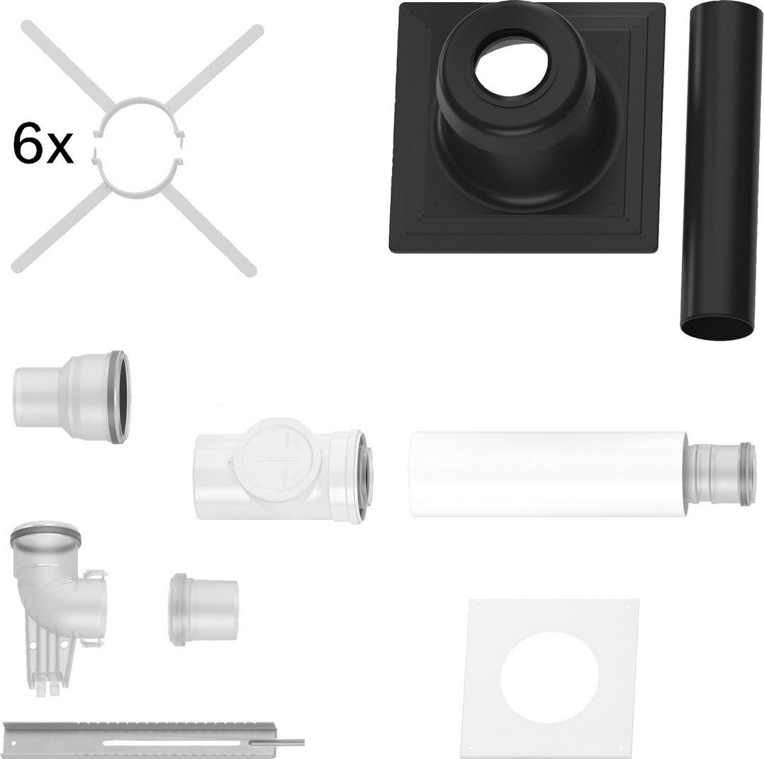 Abgaszubehör FC-Set80-C93x hinten Grundbausatz C93x