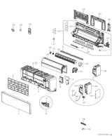 Klimagerät CL3000iU W Split Inneneinheit, weiß, Split Inneneinheit, 220 V, 1 Phase, 50 Hz