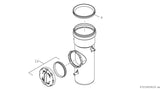 Abgaszubehör FC-SR80 Rohr mit Prüföffnung, d:80mm, L:250mm