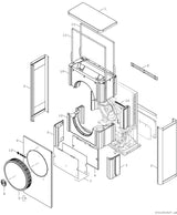 Luftwärmepumpe CS7400i AW 7 OR-S Außeneinheit Monoblock-WP, 1380x940x600
