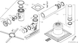 Abgaszubehör FC-Set80-C93x hinten Grundbausatz C93x