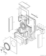 Luftwärmepumpe CS7001i AW 13 OR-T Außeneinheit Monoblock-WP, 1680x1200x580