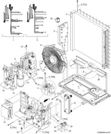 Luftwärmepumpe CS7001i AW 13 OR-T Außeneinheit Monoblock-WP, 1680x1200x580
