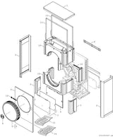 Luftwärmepumpe CS7400i AW 7 OR-S Außeneinheit Monoblock-WP, 1380x940x600