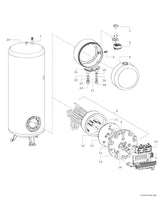 Standspeicher TR2000TF, 6kW, Ein-/Zweikreis, Energieeffizienzklasse C, Schutzart IP24