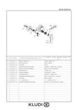 KLUDI ZENTA SL Brause-Einhandmischer  chrom