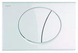 WC-Betätigungsplatte MEPA Sun Kunststoff Weiß zur mechanischen WC-Spülauslösung bei MEPA Sanicontrol UP-Spülkästen