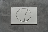 WC-Betätigungsplatte MEPA Sun Kunststoff Weiß zur mechanischen WC-Spülauslösung bei MEPA Sanicontrol UP-Spülkästen