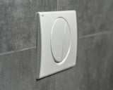 WC-Betätigungsplatte MEPA Sun Kunststoff Weiß zur mechanischen WC-Spülauslösung bei MEPA Sanicontrol UP-Spülkästen