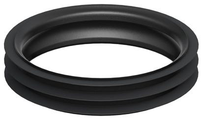 ACO Lippendichtung Ersatz für GlockengeruchsverschlDN100 V2A/ NBR 55 schwarz
