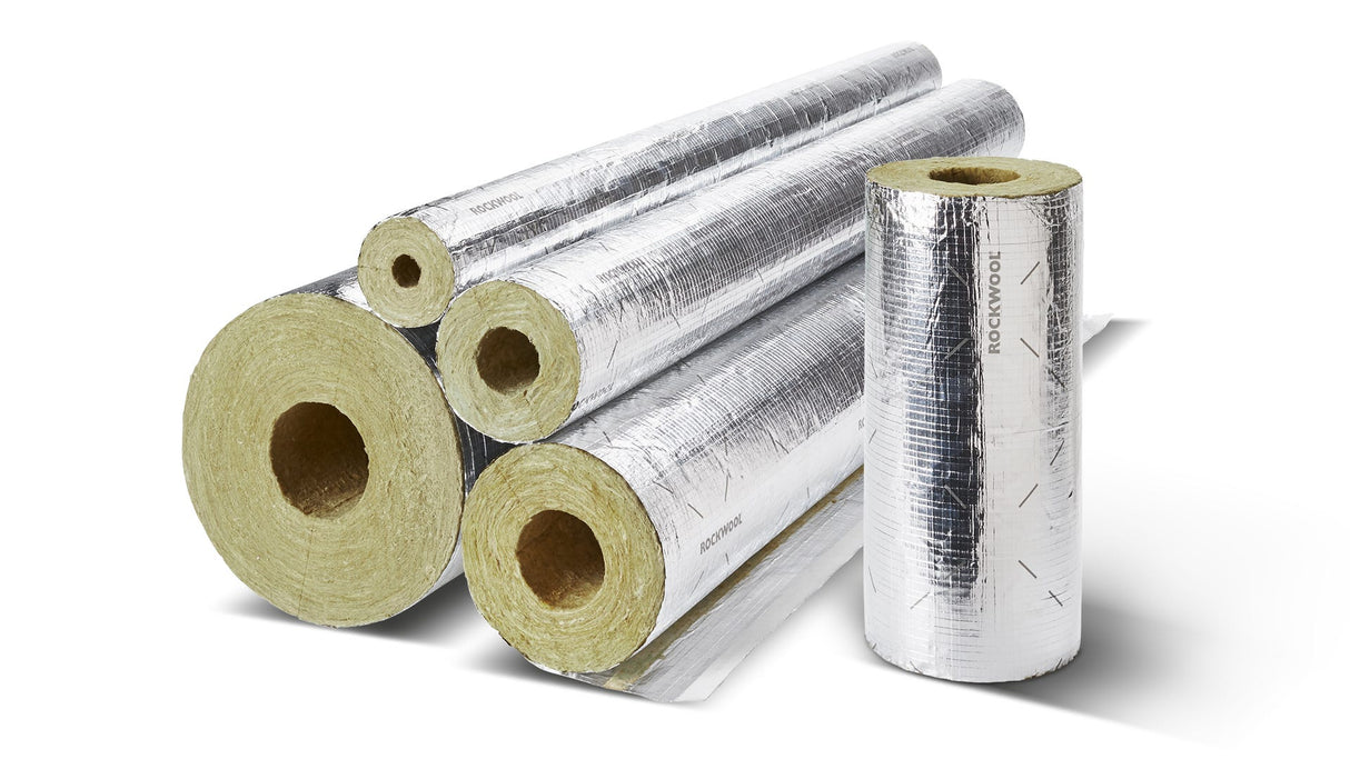 ROCKWOOL Heizungsrohrschale 800, L:1000mm, A2