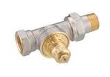 Danfoss Ventilgehäuse RA-G 15 R 1/2, matt vernickelt