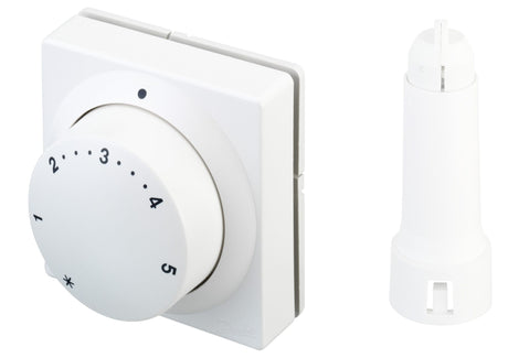 Danfoss Fühlerelement RA 506x Ferneinstellelement, reinweiß, Einstellbereich 8-28 °C
