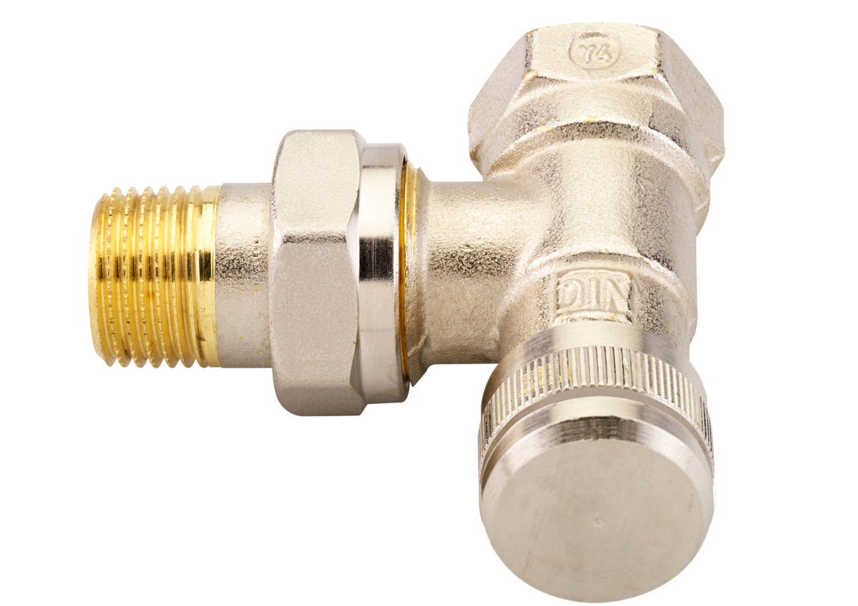 Danfoss Rücklaufverschraubung RLV 15 R 1/2, vernickelt