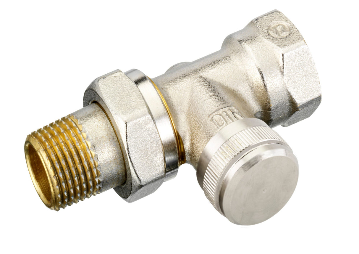 Danfoss Rücklaufverschraubung RLV 15 R 1/2, vernickelt