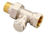 Danfoss Rücklaufverschraubung RLV 20 R 3/4, vernickelt