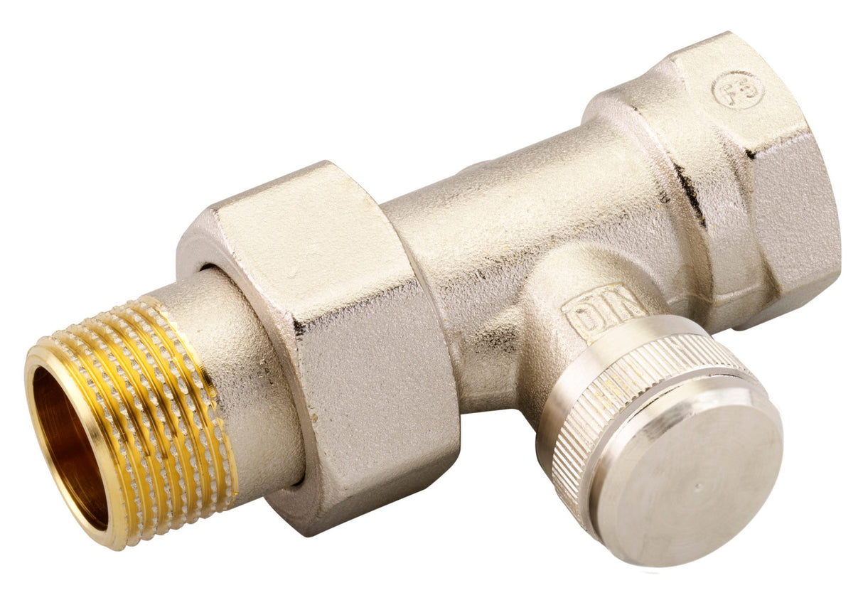 Danfoss Rücklaufverschraubung RLV 20 R 3/4, vernickelt