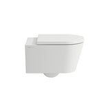 LAUFEN Tiefspül-WC wandhängend Kartell LAUFEN 545x370 spülrandlos weiß