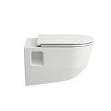 LAUFEN Tiefspül-WC wandhängend LAUFEN PRO 530x360 spülrandlos mit offener Befestigung (Nischen) weiß